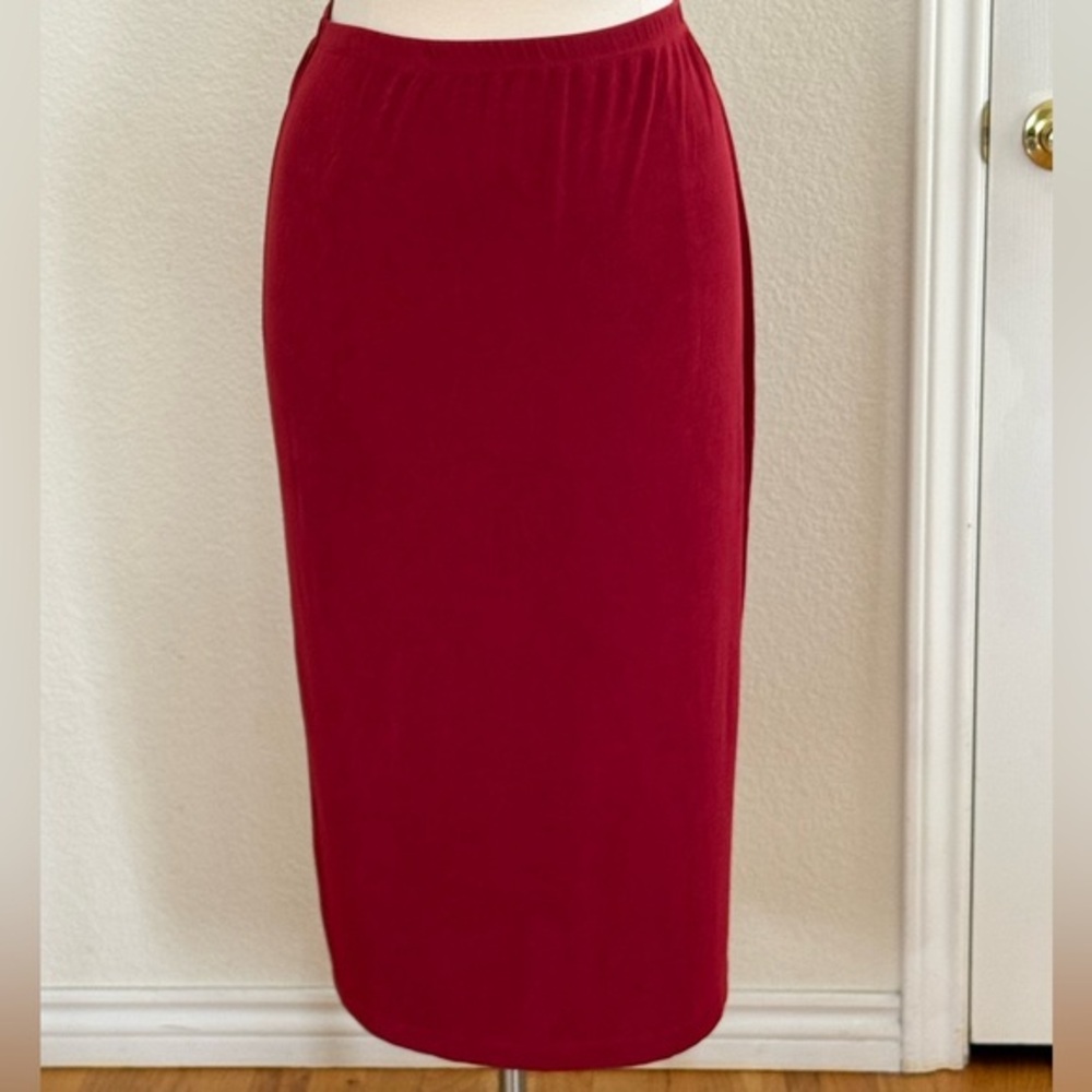 Chico's Red (Rust red )Maxi Skirt size 16 (Chico’s size 3)